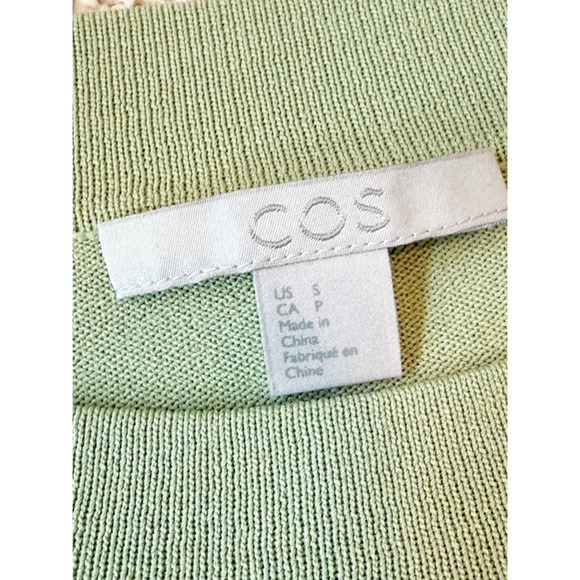 COS Knitted Top With Pleated Sleeves S - Picture 9 of 9